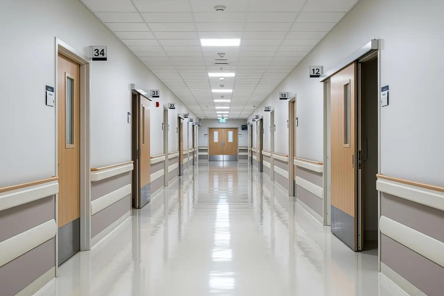 corredor de hospital em Moçambique