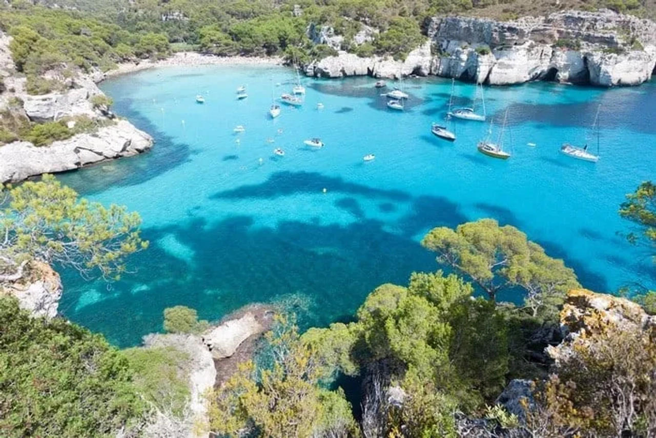 Cala Macarelleta em Menorca