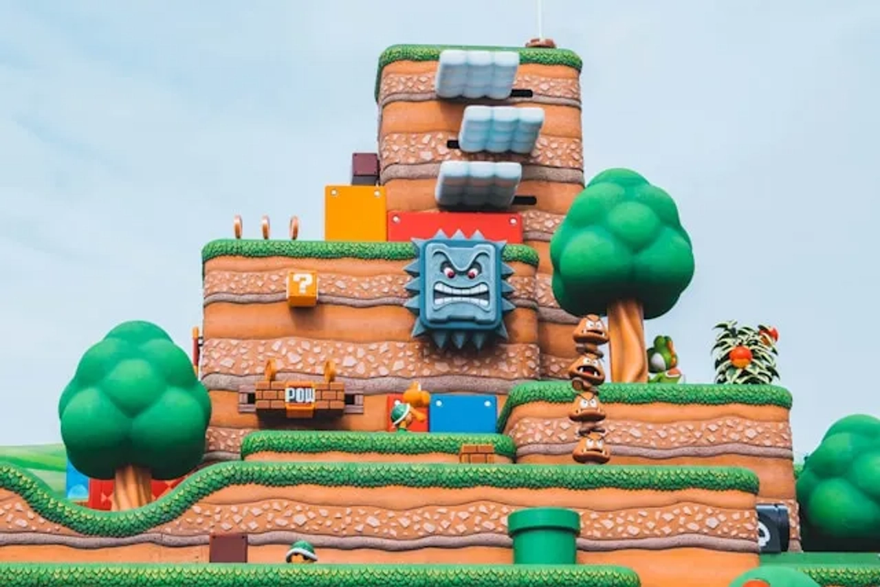 super nintendo world em osaka no japao