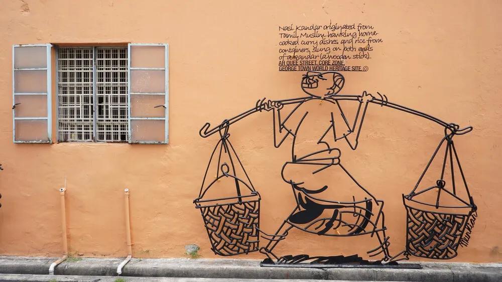 arte urbana em penang