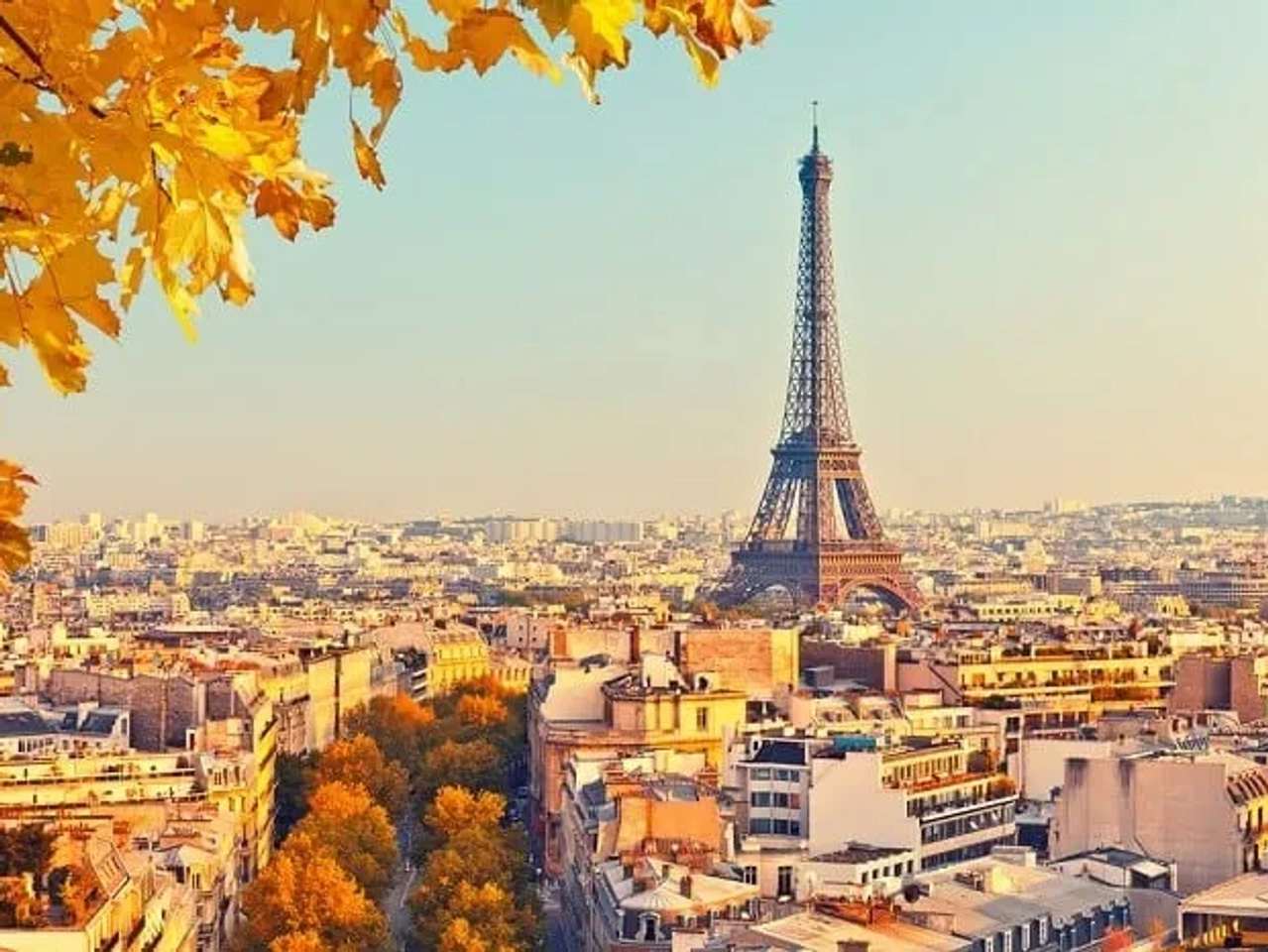 vista panoramica de paris, com vista para a torre eiffel
