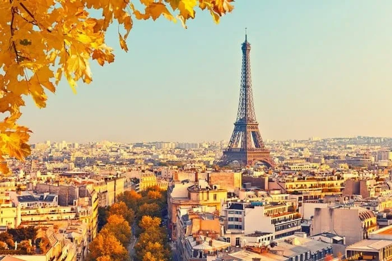 vista panoramica de paris, com vista para a torre eiffel