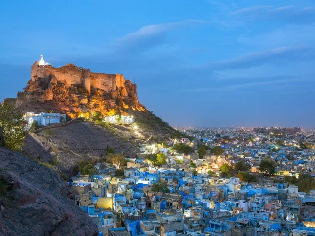 Jodhpur en el norte de India