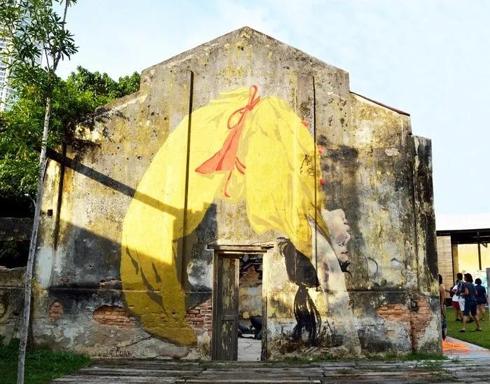 Street Art en Penang -Mapa arte callejero George Town