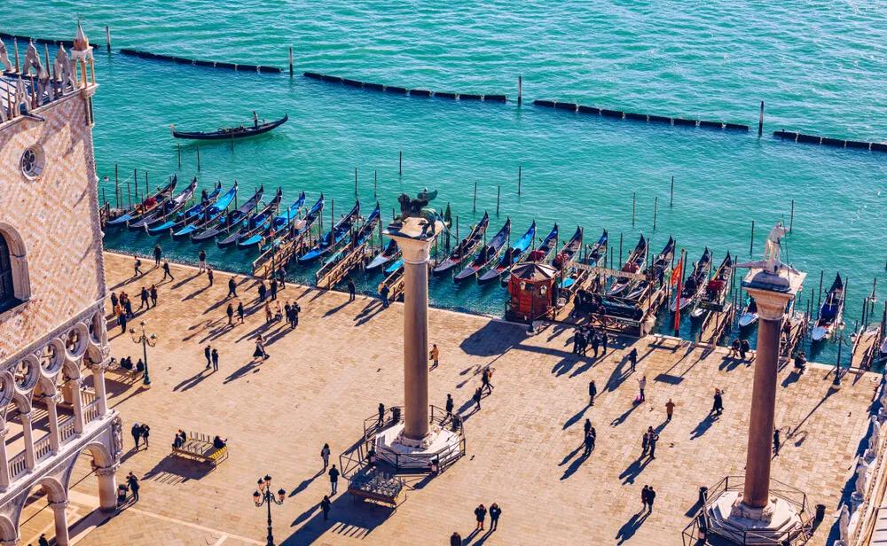 vistas desde o campanario da basilica de sao marcos
