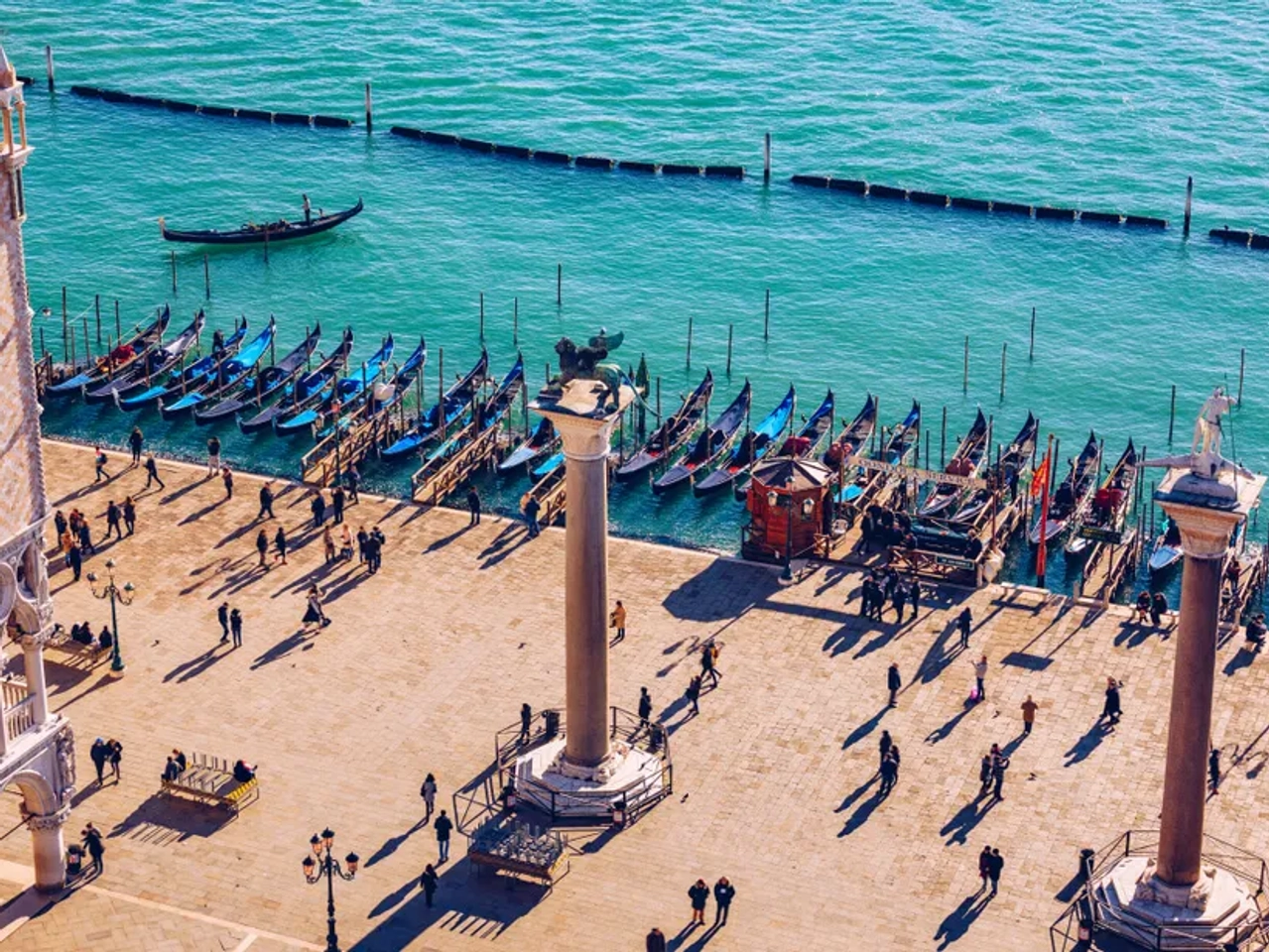 vistas desde o campanario da basilica de sao marcos