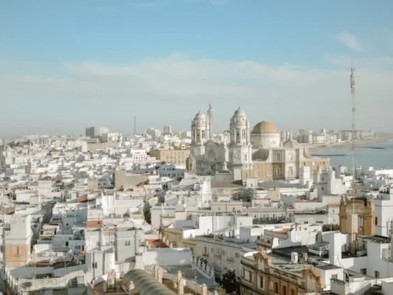 cidade de cádis vista de cima