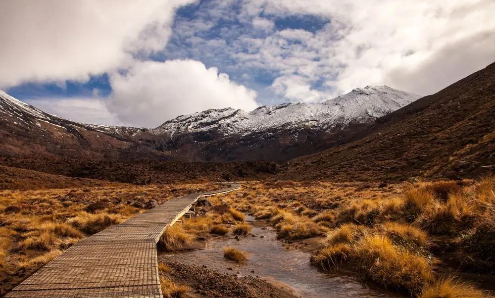 trekking al Tongariro Alpine Crossing en Nueva Zelanda