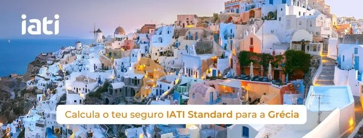 "Calcule seu seguro de viagem IATI para a Grécia agora!"