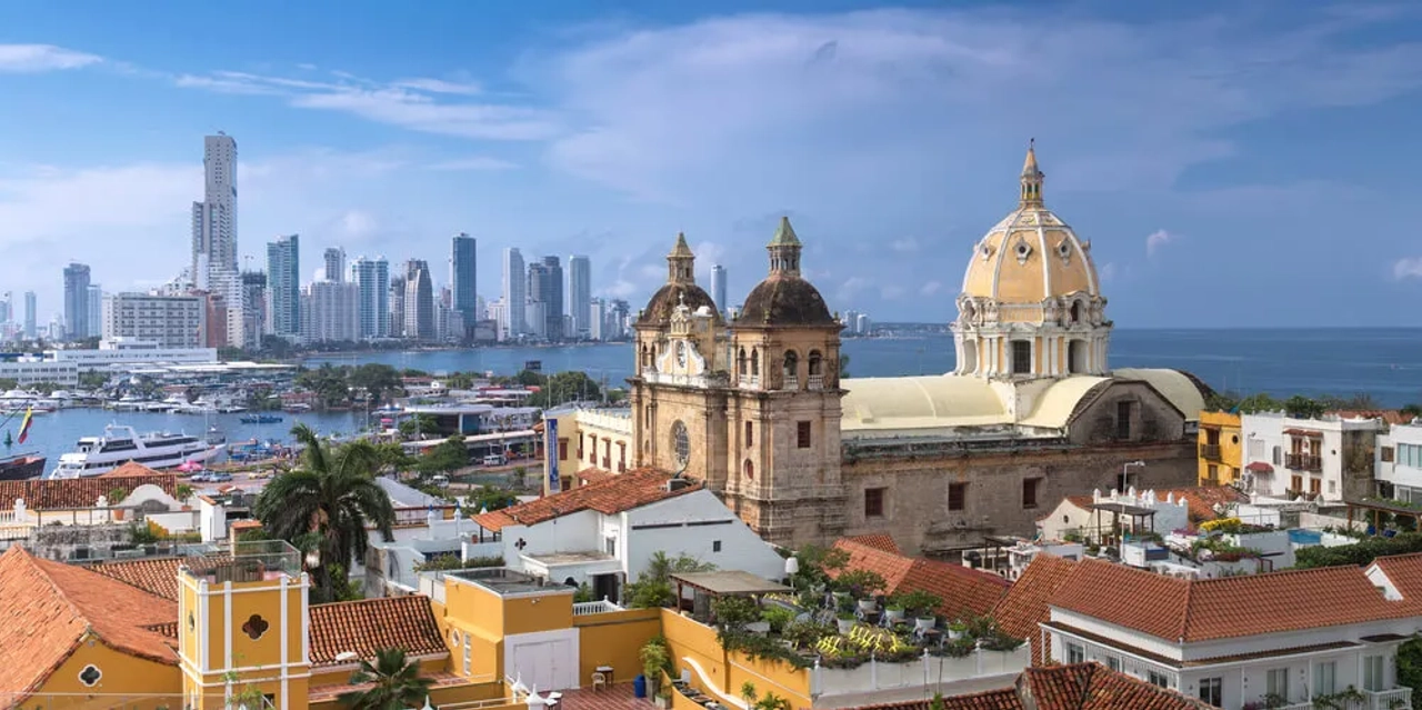 vista panoramica da cidade de cartagena das indias