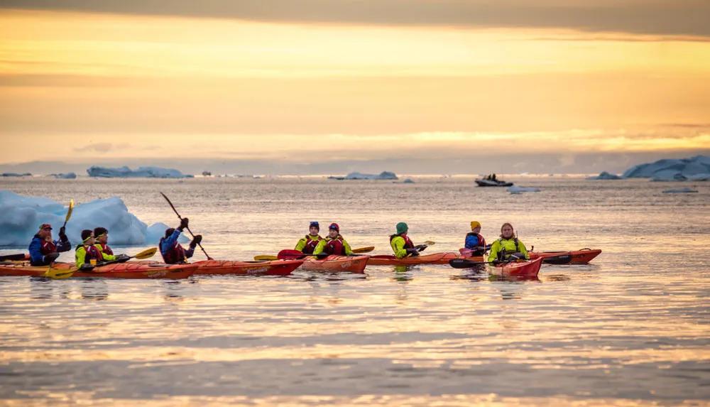 kayak en Groenlandia
