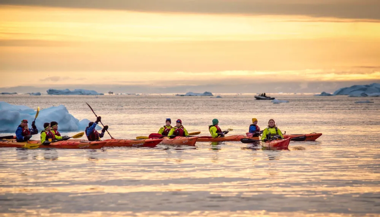 kayak en Groenlandia
