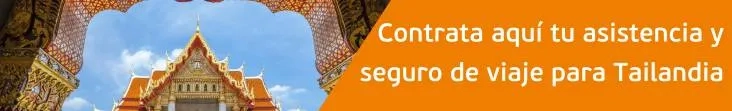 seguro de viaje Tailandia