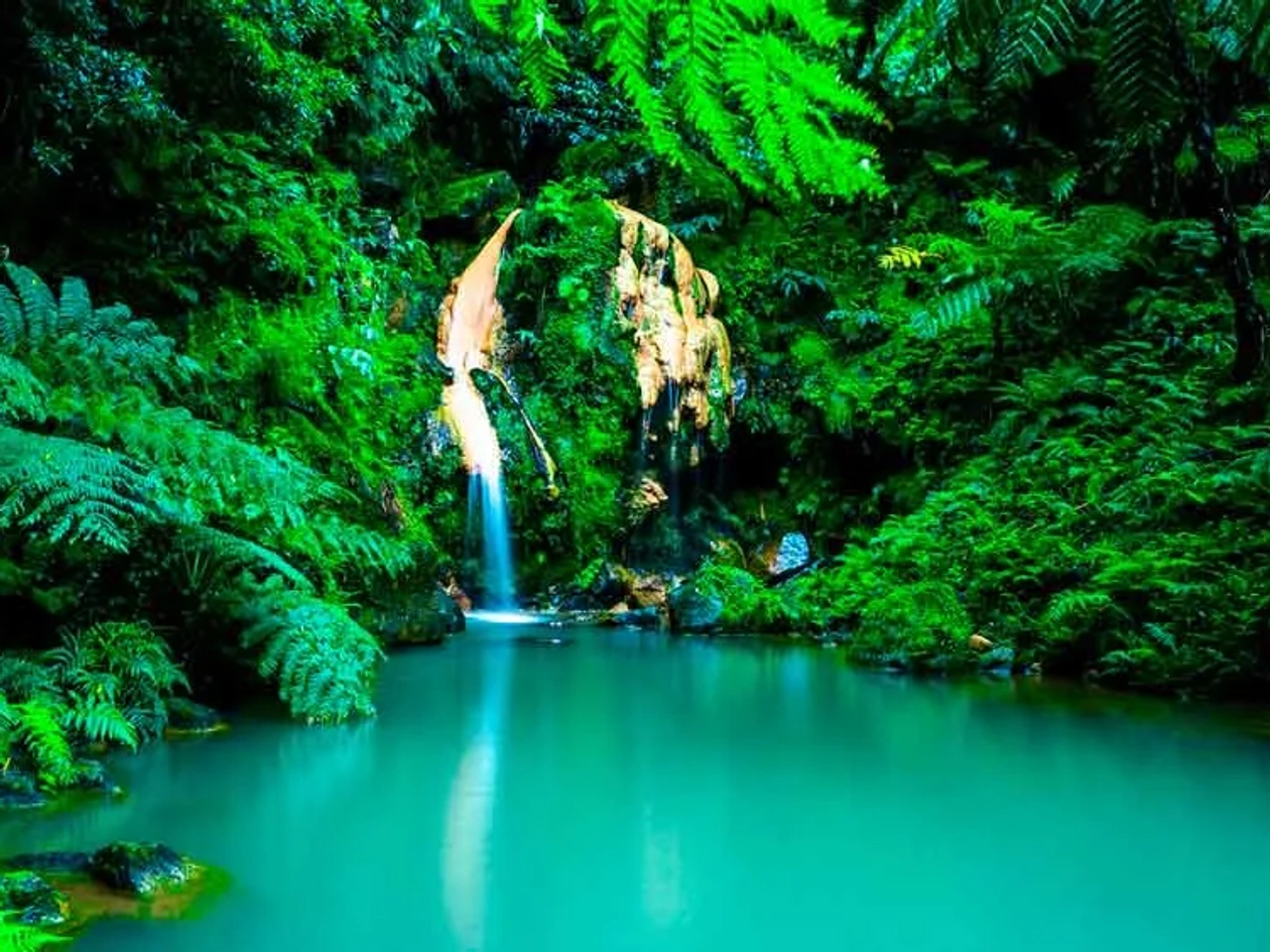 Aguas termales en Azores