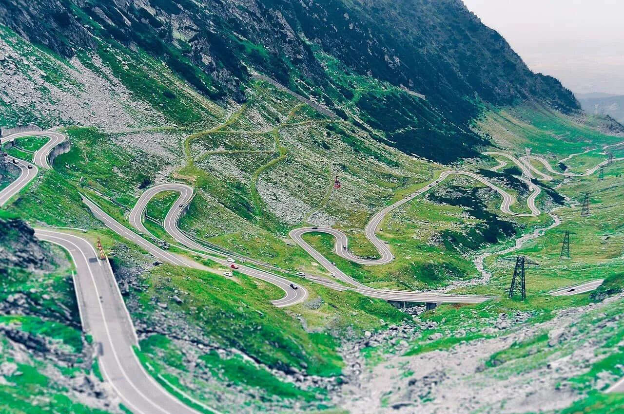 estrada transfagarasan na romenia