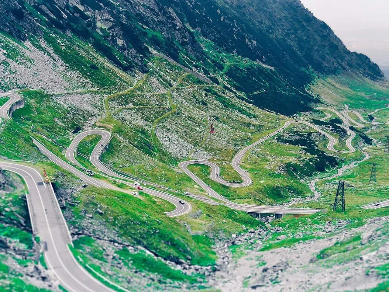 estrada transfagarasan na romenia
