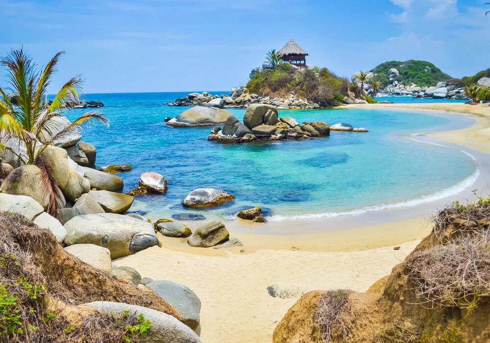 praia paradisiaca em tayrona