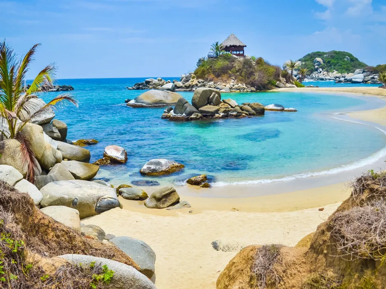 praia paradisiaca em tayrona