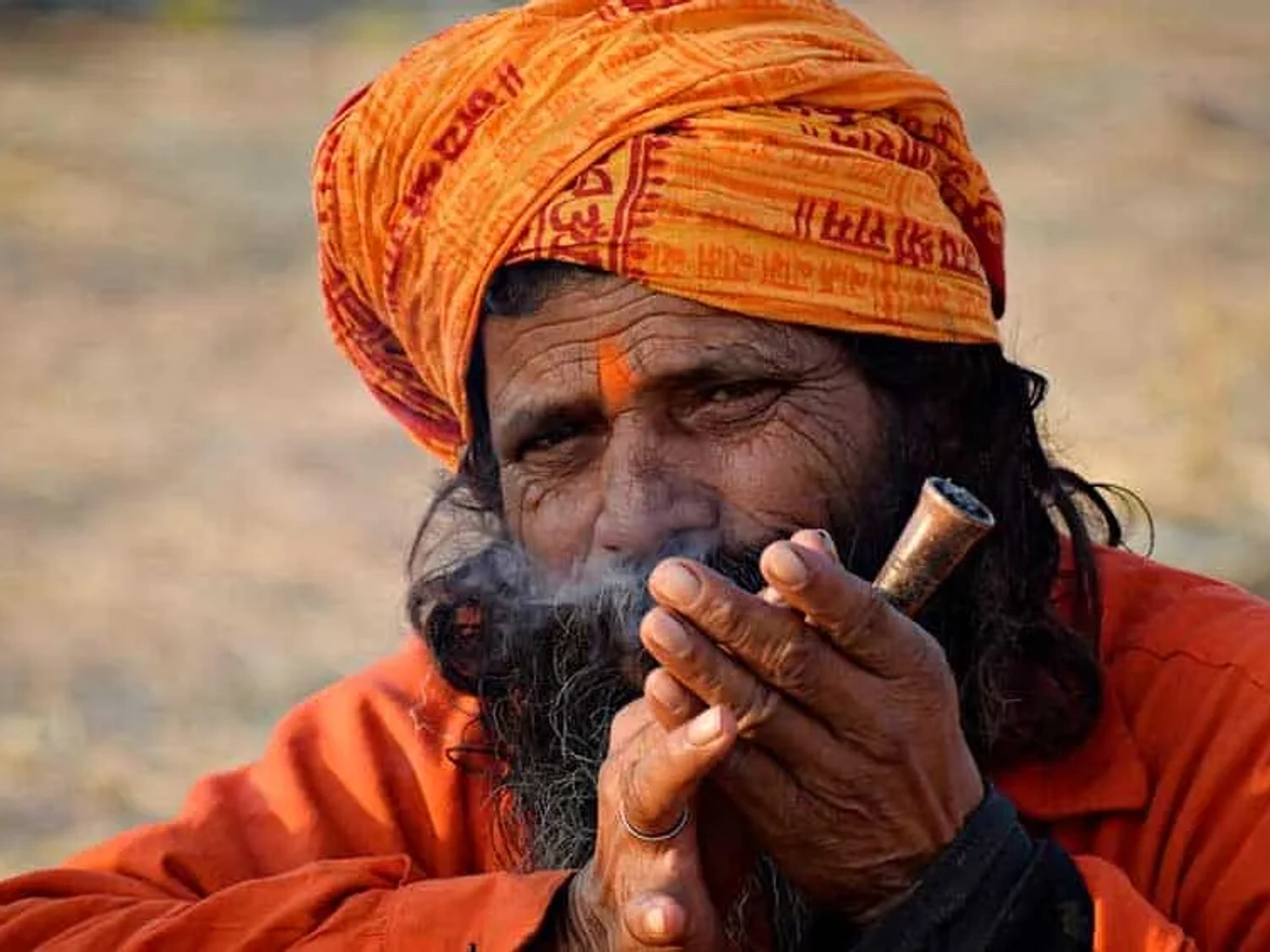 rosto de local na Índia