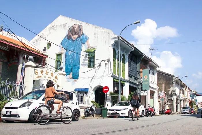 Street Art en Penang -Mapa arte callejero George Town