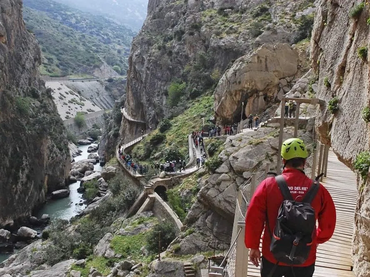 Caminito del Rey en verano, Andalucía
