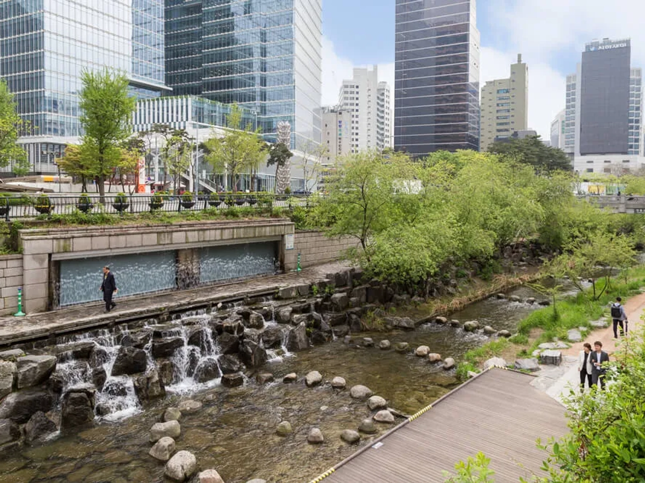 parque cheonggyecheon em seoul