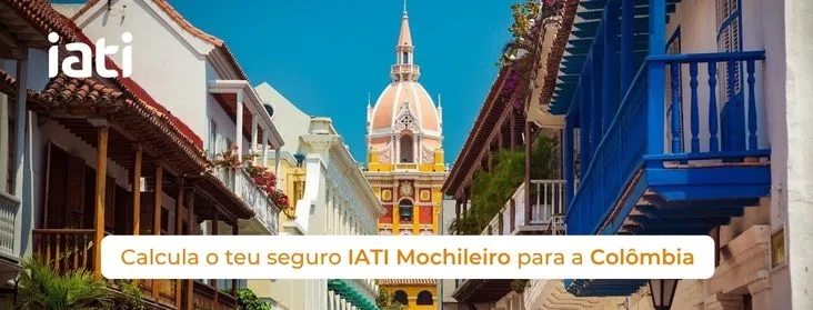 "Calcule seu seguro de viagem IATI para a Colômbia agora!"
