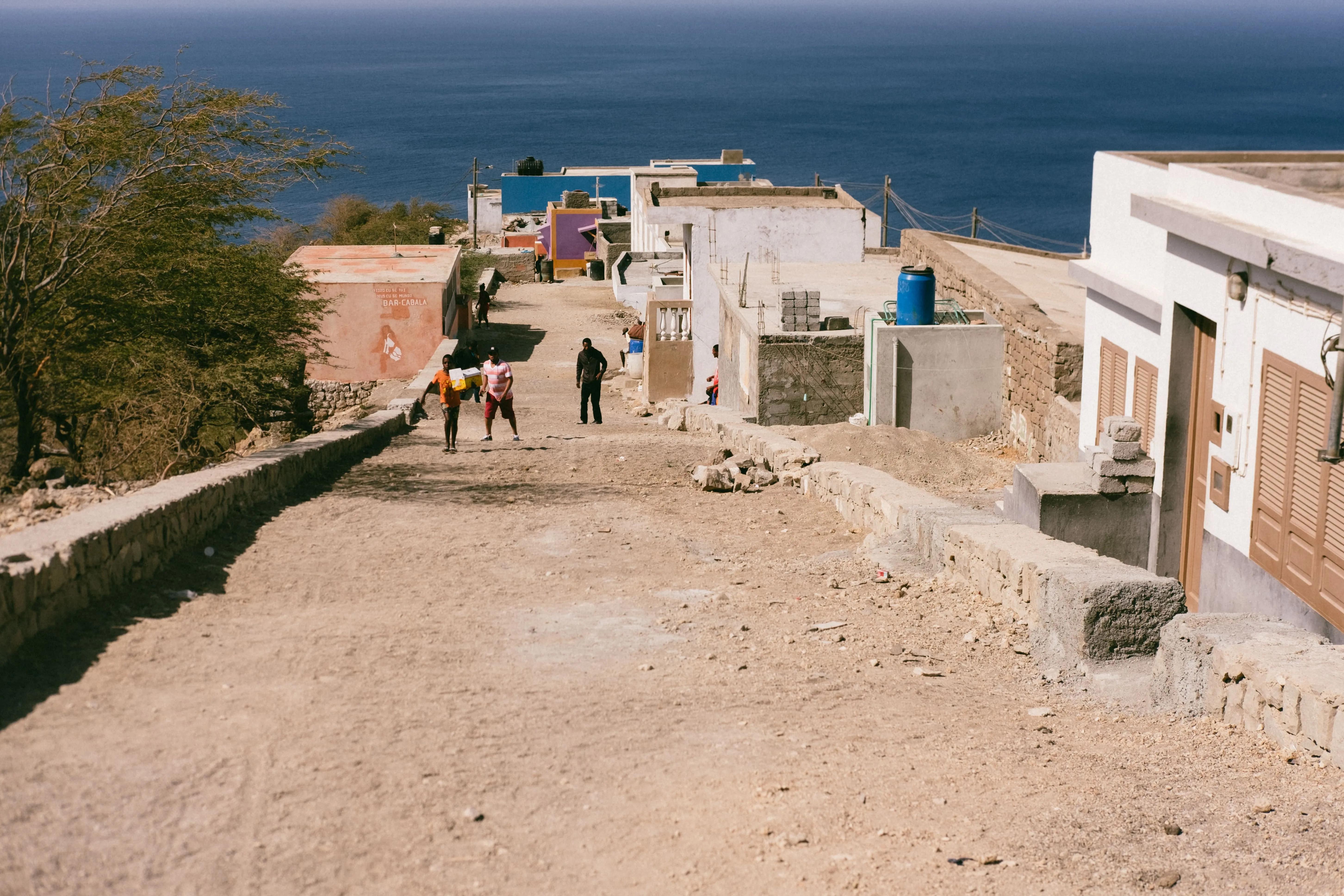 ruas de brava, em cabo verde