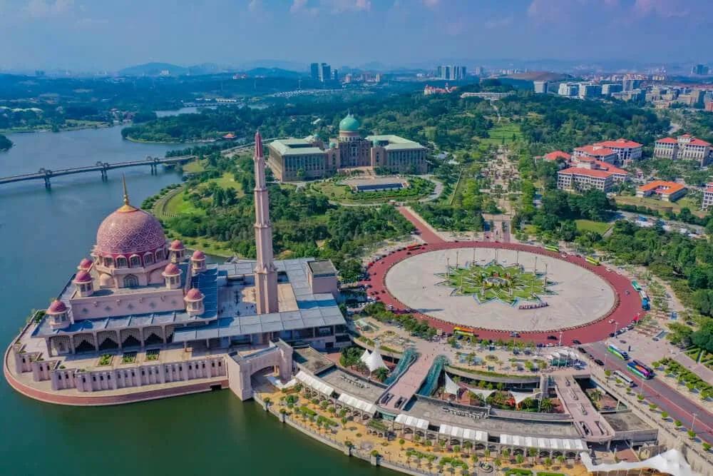 vista aerea da maior rotunda do mundo