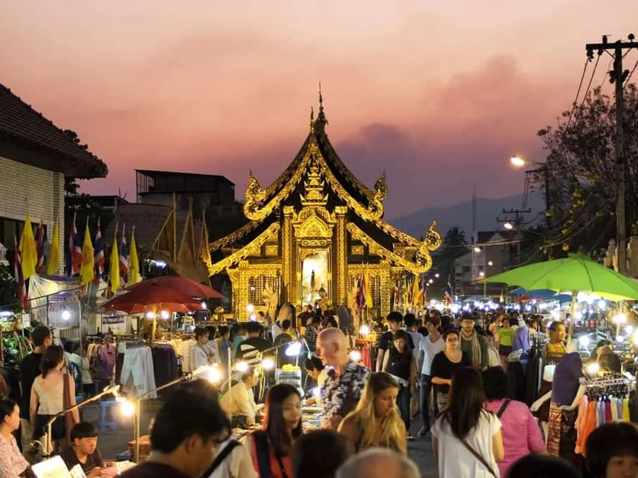 mercados nocturnos de Chiang Mai