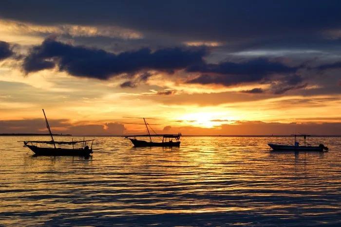 atardecer en Zanzibar