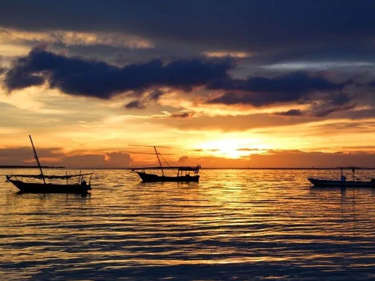 atardecer en Zanzibar