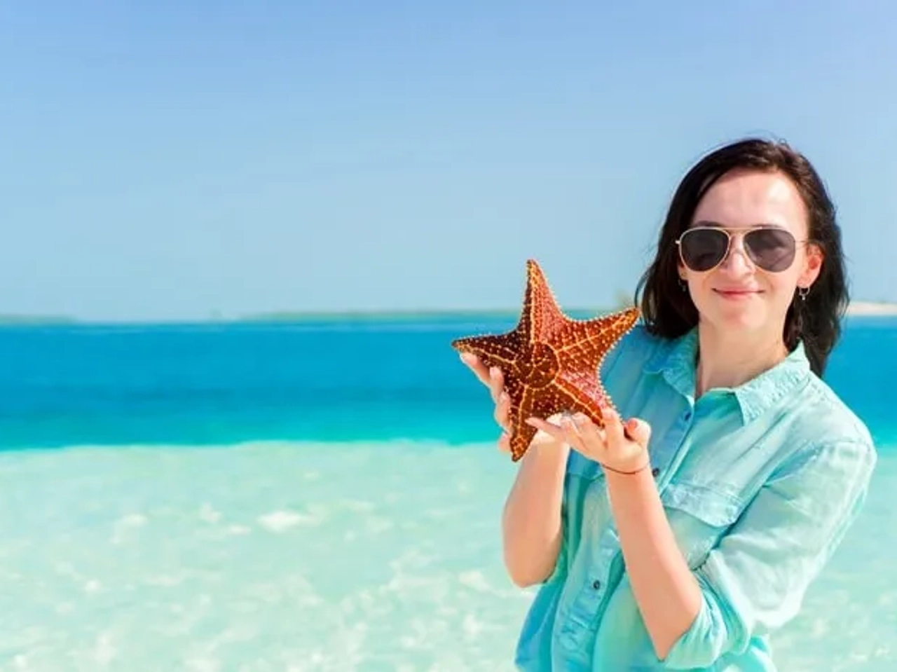 tocar estrellas de mar