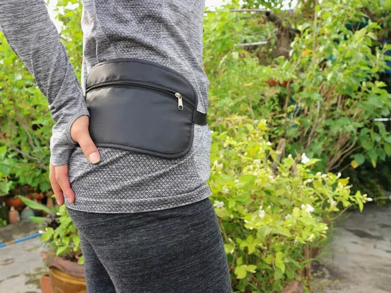 bolsa de cintura para viagens