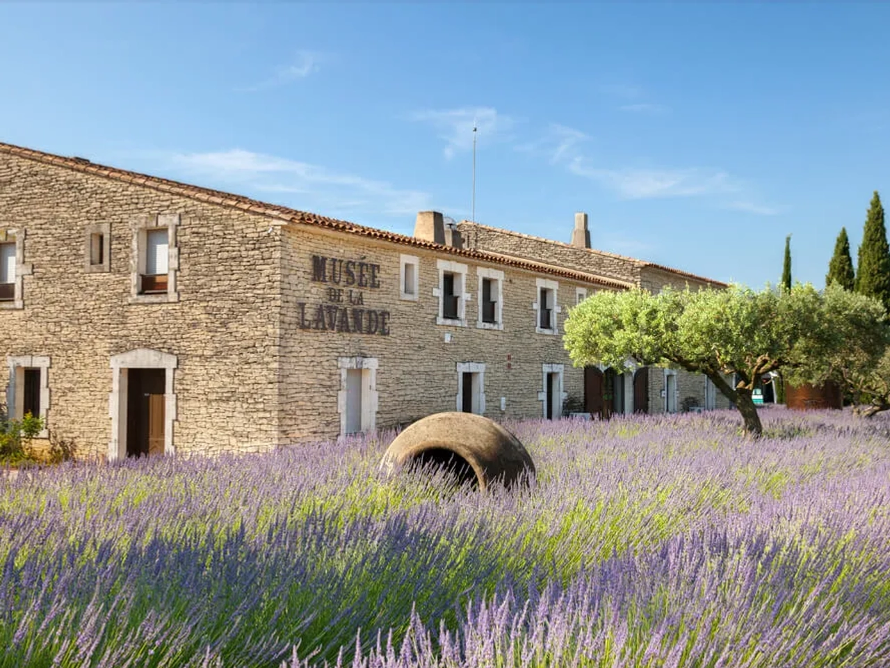 edificio principal do museu da lavanda