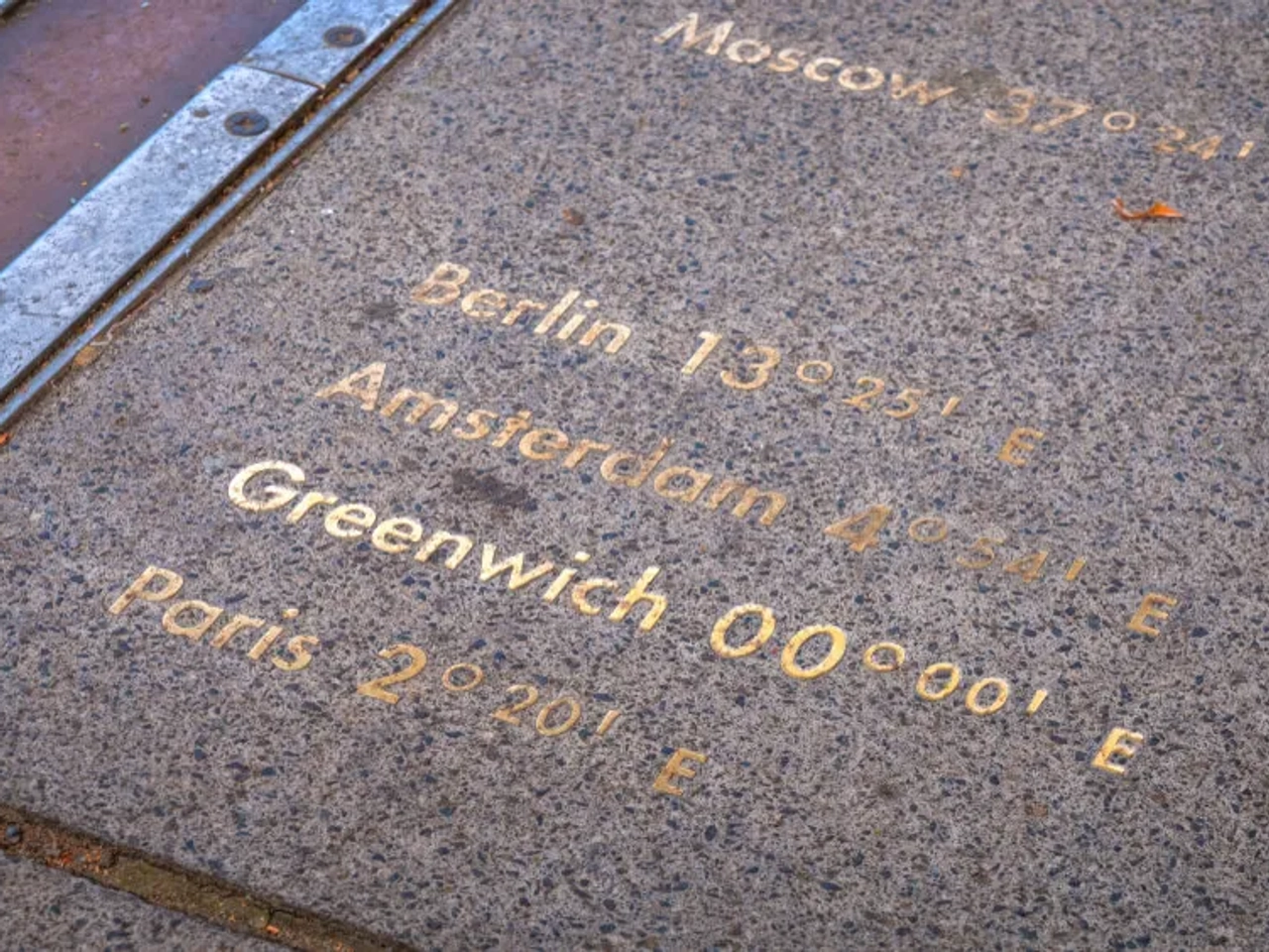 placa do meridiano de greenwich