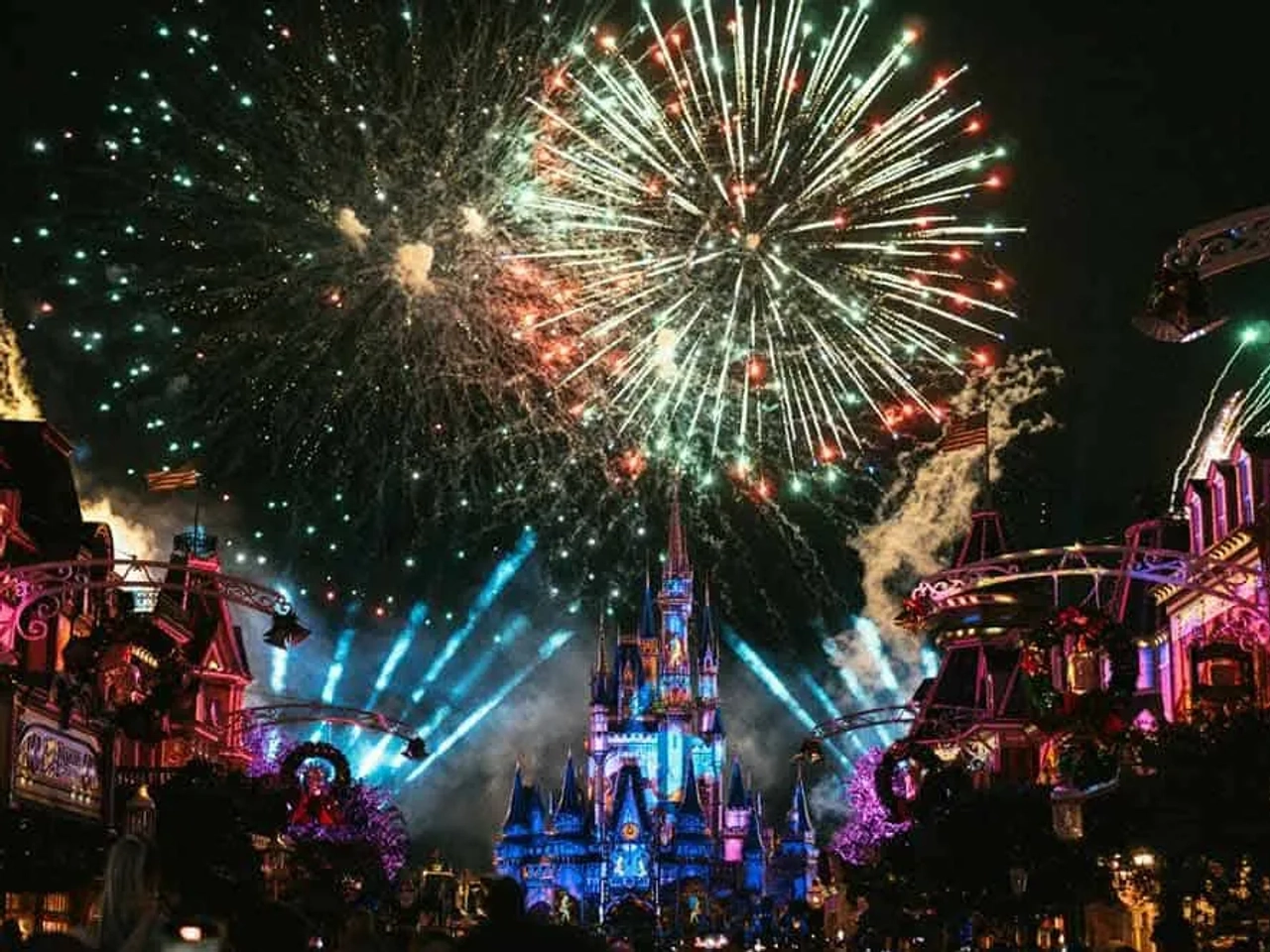 Acción de Gracias en Disney World o Universal, parques temáticos