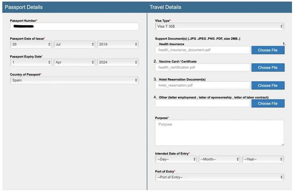 como obter o visto para o camboja