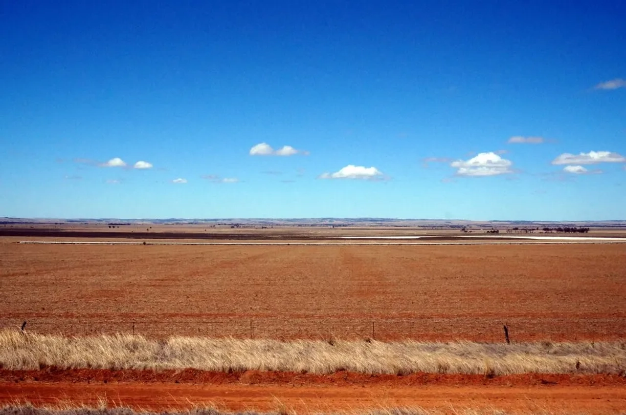 planicie australia por onde passa o comboio the ghan