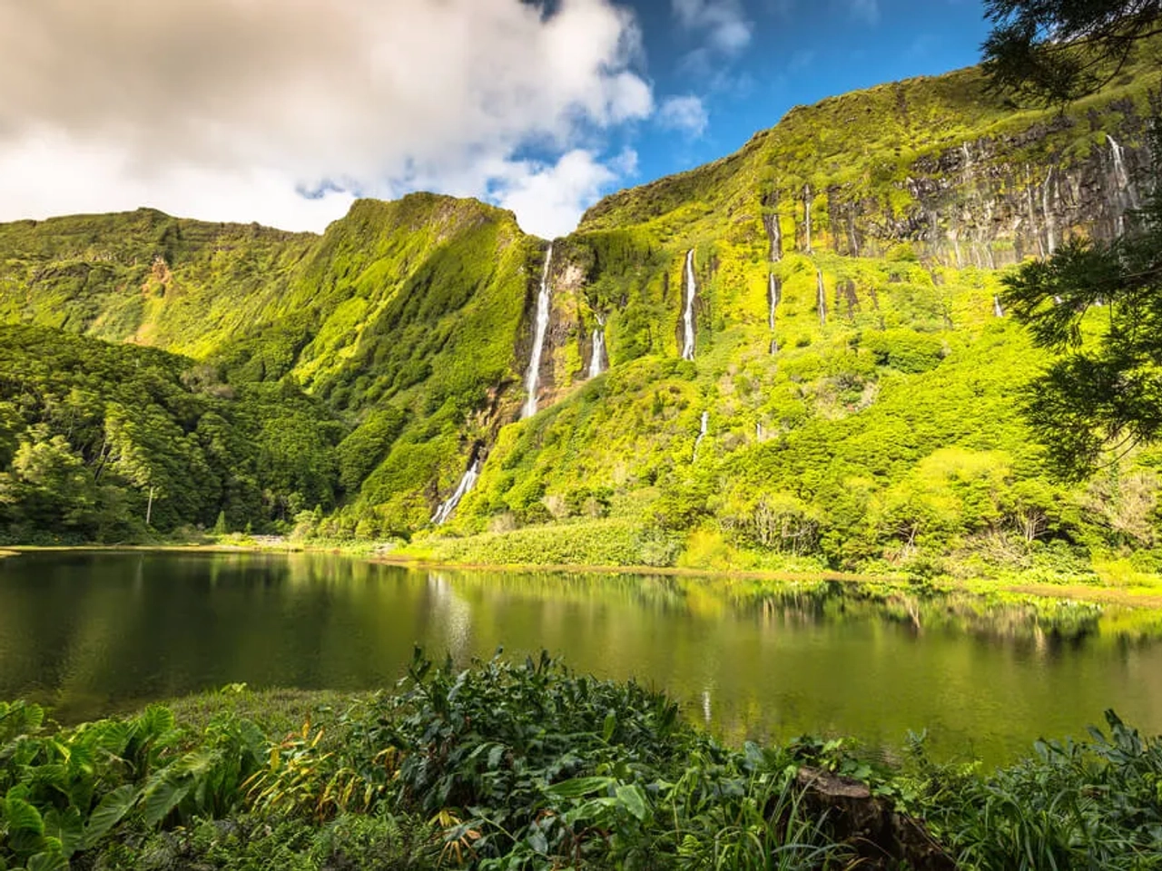 cascatas da ilha das flores