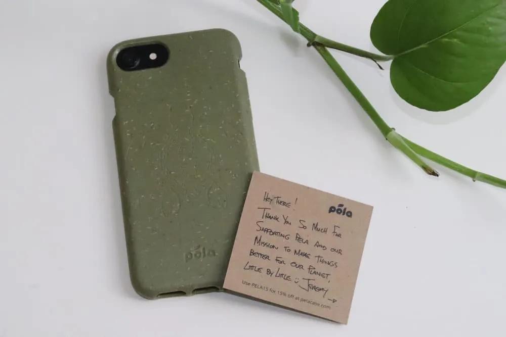 carcasa de móvil biodegradable