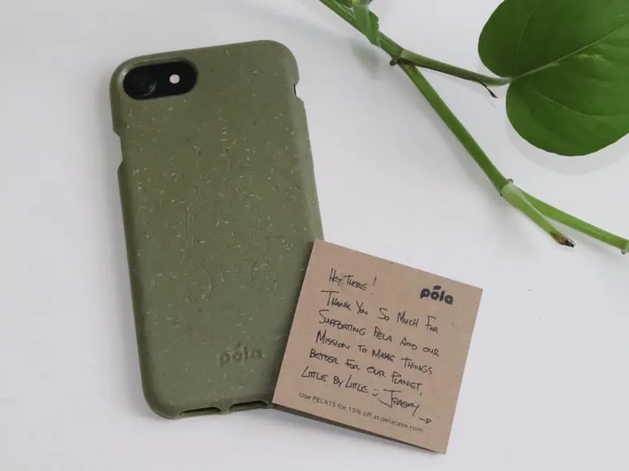 carcasa de móvil biodegradable