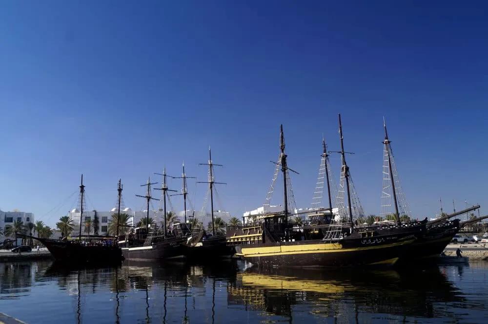 barco pirata em djerba