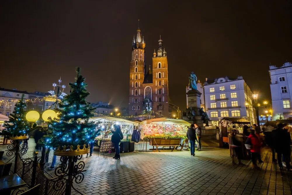 mercado de natal de cracovia