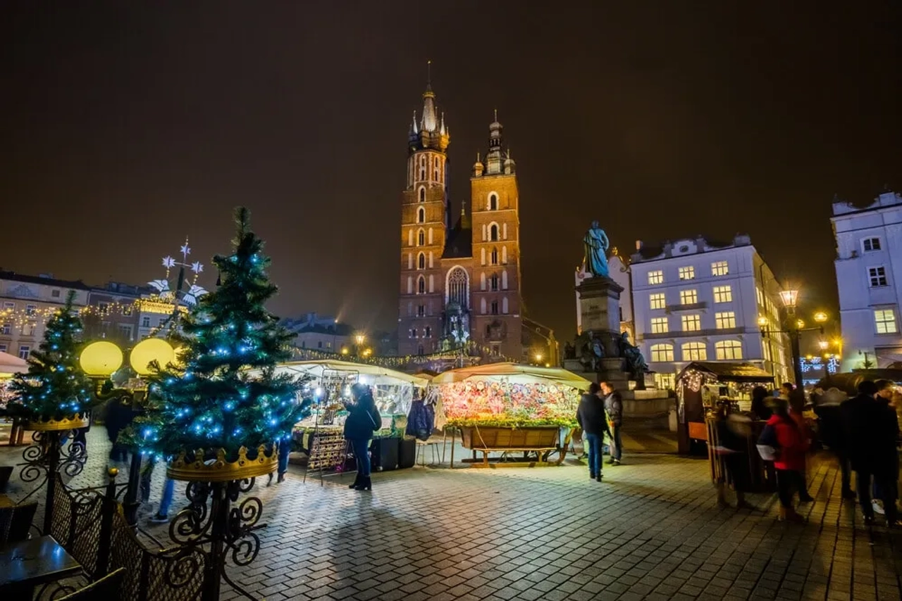 mercado de natal de cracovia