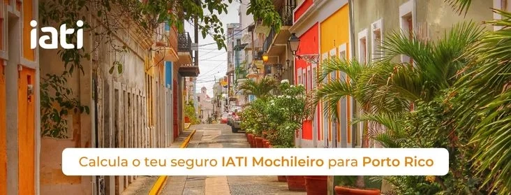 "Calcule seu seguro de viagem IATI para Porto Rico agora!"