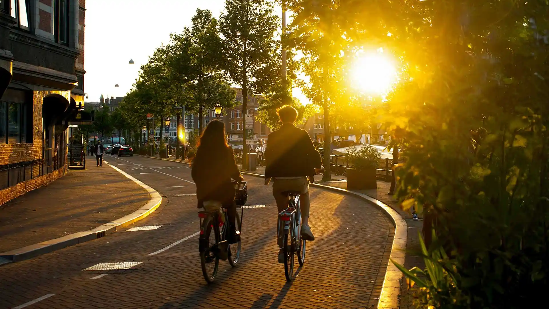 Ciclistas por la calle