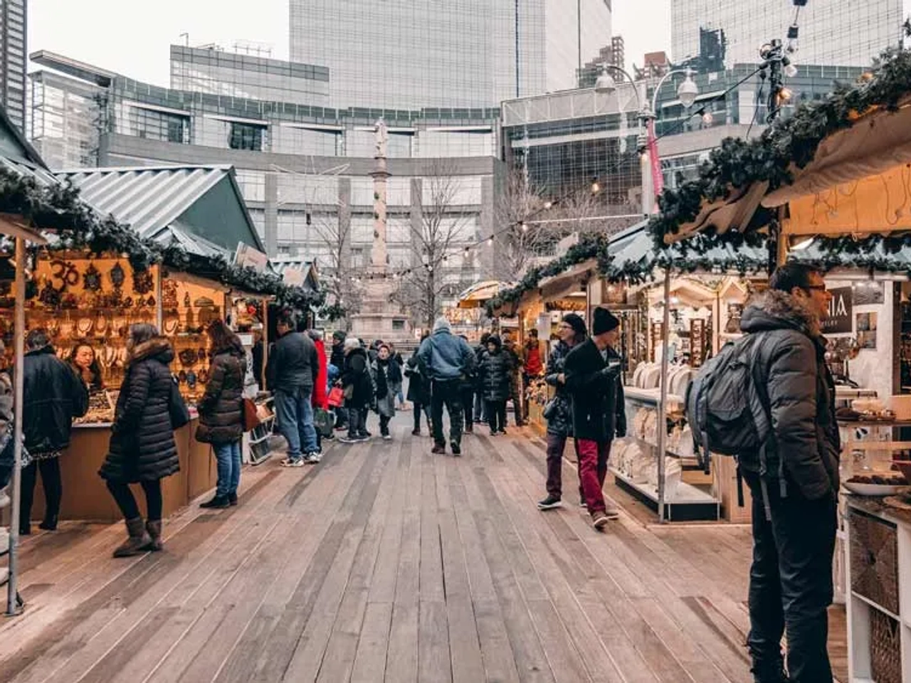 mercadillos navideños de Nueva York