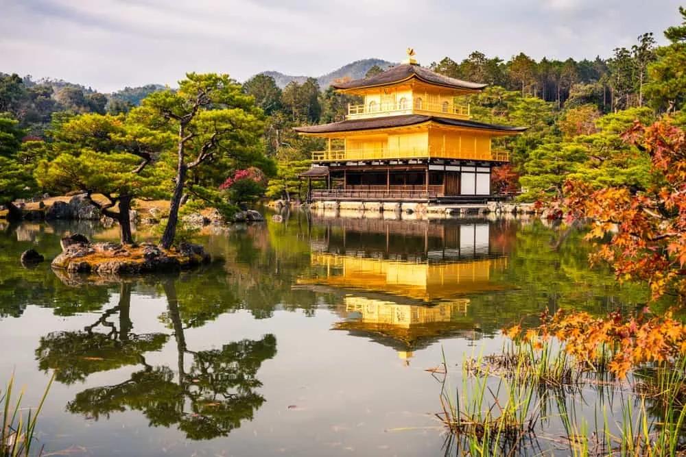 Pabellón Dorado en Kioto