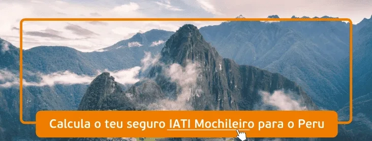 "Calcule seu seguro de viagem IATI para o Peru agora!"